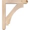 Ekena Millwork Imperial Craftsman Smooth Bracket w/ Offset Brace, Douglas Fir, 5 1/2"W x 26"D x 30"H BKT0604X26X30IMP04SDF - alternate 2